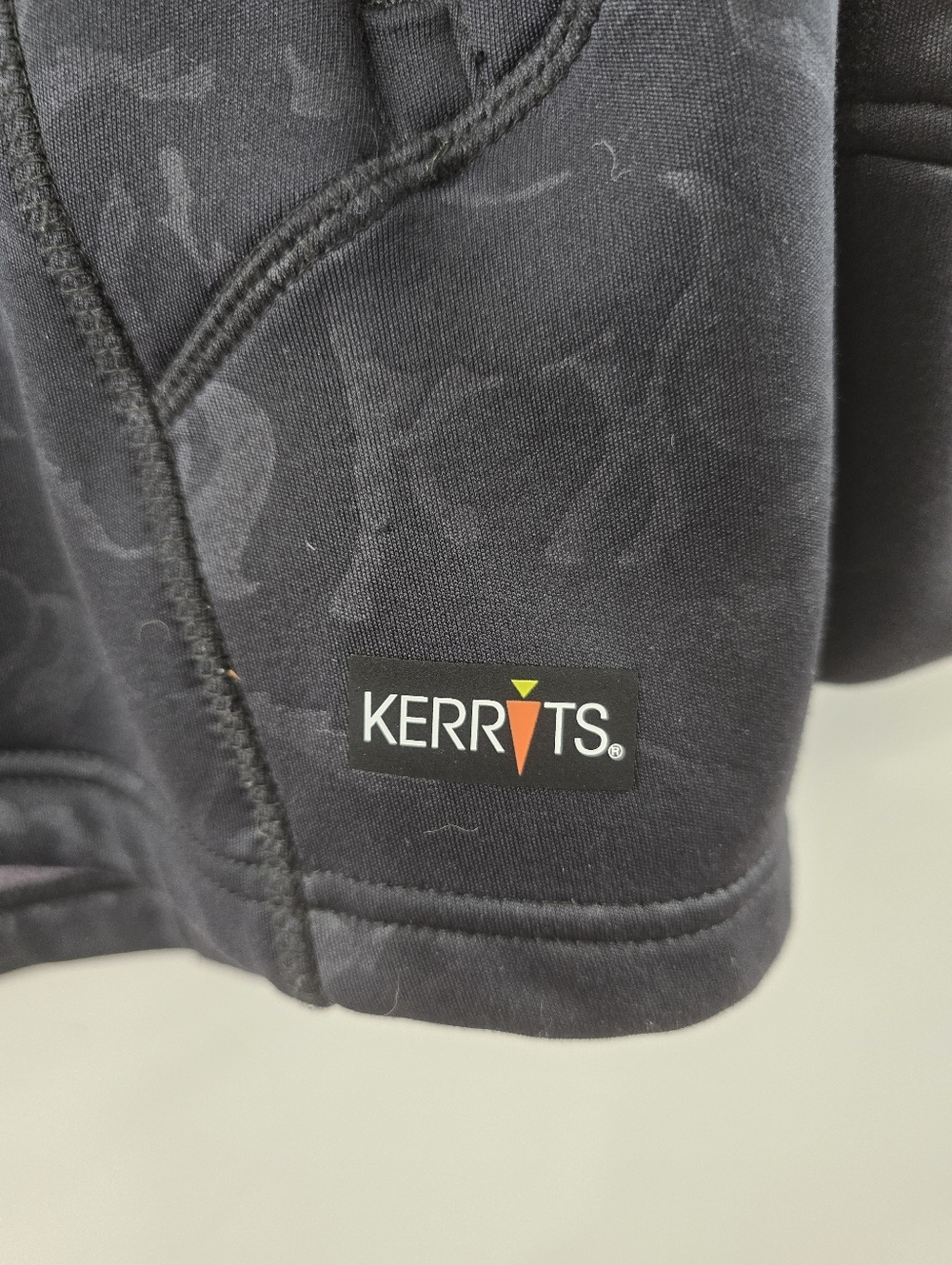 Kerrits Flex Equestrian Jacket Full Zip Mockneck Riding Embossed Black Size XL - Picture 4 of 15